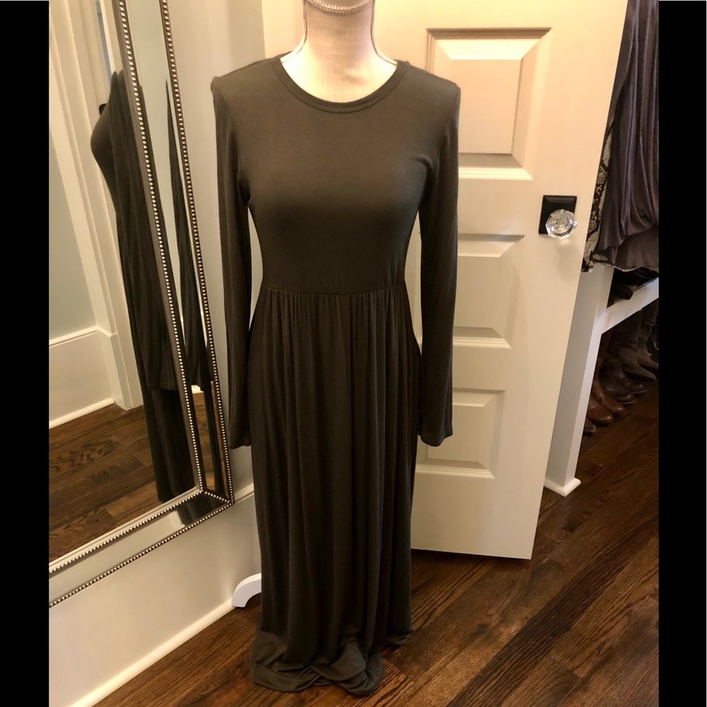 Olive Maxi Dress